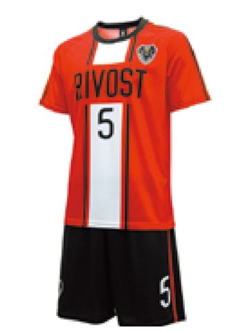 サッカーユニフォームのデザイン見本 R-SFBGW02-001